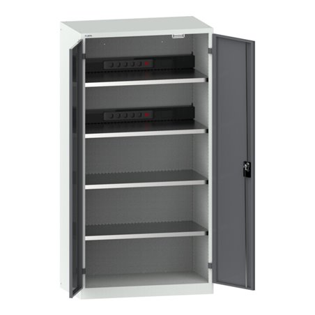 Lista Akku-Ladeschrank (BxTxH) 1000x580x1950mm Typ D KEY Lock R7035/N6502