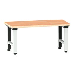 Lista Arbeitstisch (BxTxH) 1500x750x715-1215mm Multiplex R7035