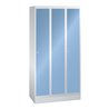 Lista Garderobenschrank (BxTxH) 900x500x1800mm 3 Abteile R7035/R5012