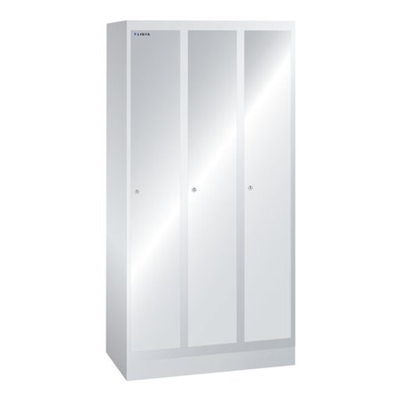 Lista Garderobenschrank (BxTxH) 900x500x1800mm 3 Abteile R7035