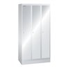 Lista Garderobenschrank (BxTxH) 900x500x1800mm 3 Abteile R7035