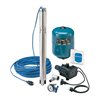 Grundfos Wasserversorgungspaket SQ 3-40 mit 30 m Unterwasserkabel, 230 V
