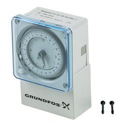 Grundfos Schaltuhr TS 3/T, m Tagesscheibe, für Wandmontage