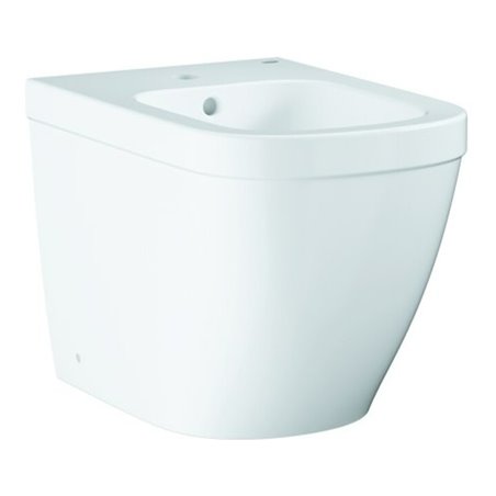Grohe Standbidet Euro Keramik alpinweiß, 1 Hahnloch mit Überlauf