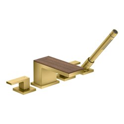 hansgrohe Platte Axor MyEdition 200x82mm, amerikanischer Nussbaum