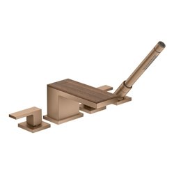 hansgrohe Platte Axor MyEdition 200x82mm, amerikanischer Nussbaum