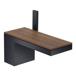 hansgrohe Platte Axor MyEdition 200x82mm, amerikanischer Nussbaum