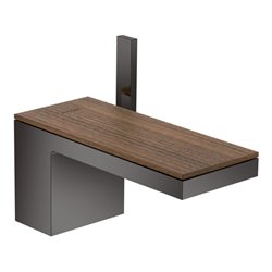 hansgrohe Platte Axor MyEdition 200x82mm, amerikanischer Nussbaum