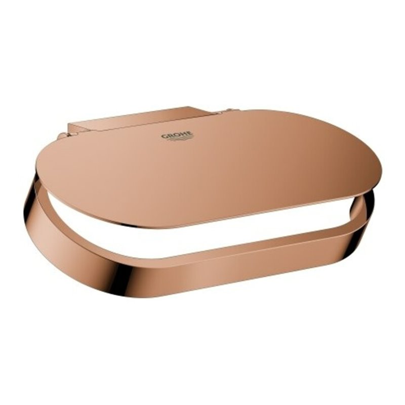 Grohe WC-Papierhalter Selection m De., verd Befestig., Wd-mont., w. suns