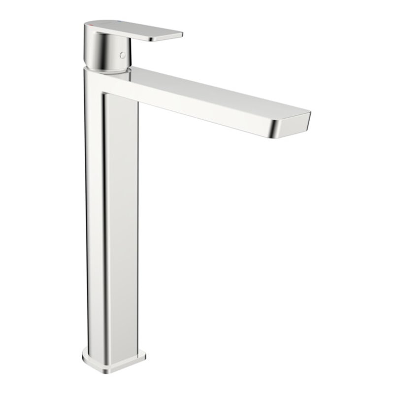 Hansa Waschtisch-Einhebelmischer HANSASTELA o. Abl-Garnitur, Ausladung 200mm, chrom