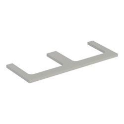 Geberit Waschtisch-Platte One 120x3x47cm, greige/lackiert m, AS 2-fach