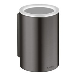 hansgrohe Zahnputzbecher Axor Universal Circular d 76x114mm, Wandmont., brush. bla chrome
