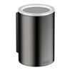 hansgrohe Zahnputzbecher Axor Universal Circular d 76x114mm, Wandmont., pol. black chrome