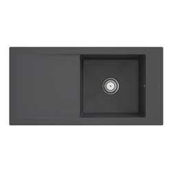 V&B Spüle Timeline 60 m Abl.garn, m Hand., graphit CeramicPlus