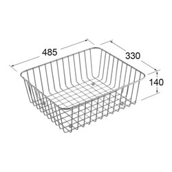 V&B Drahtkorb zu Subway 60XL, Edelstahl