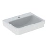 Geberit Handwaschbecken Renova Plan 50x38cm, Hahnl. mit., o. Überlauf, weiß