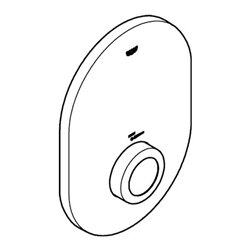 Grohe Rosette 49011 chrom