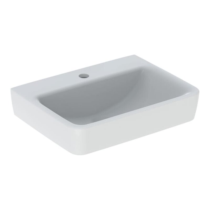 Geberit Handwaschbecken Renova Plan 50x38cm, Hahnl. mit., o. ÜL, we. K-Tect