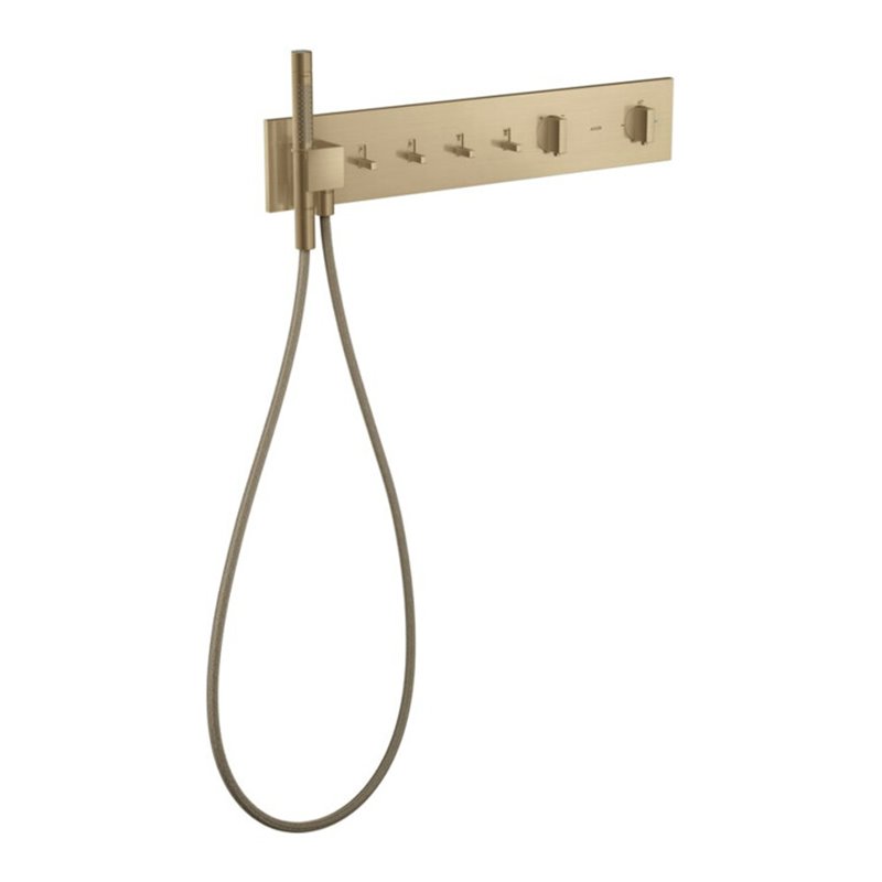 hansgrohe Fertigset ShowerComposition UP-THM, 4 Verbraucher, brushed bronze