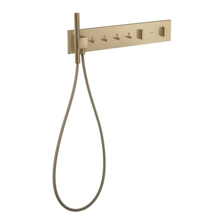 hansgrohe Fertigset ShowerComposition UP-THM, 4 Verbraucher, brushed bronze