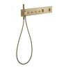 hansgrohe Fertigset ShowerComposition UP-THM, 4 Verbraucher, brushed bronze