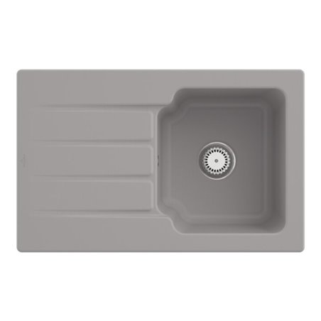 V&B Spüle Architectura 45 m Abl.garn, Hand., fossil CeramicPlus