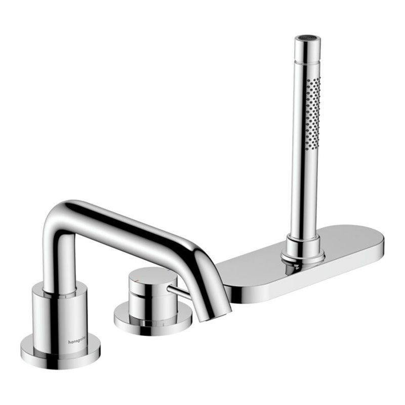 hansgrohe 3-Loch-Einhebel-Bidetarmatur Tecturis S Ausladung 194mm, chrom