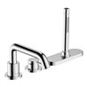 hansgrohe 3-Loch-Einhebel-Bidetarmatur Tecturis S Ausladung 194mm, chrom