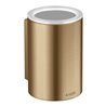 hansgrohe Zahnputzbecher Axor Universal Circular d 76x114mm, Wandmontage, brushed bronze