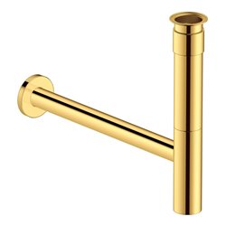 Duravit Design-Siphon für Waschtische, Gold poliert