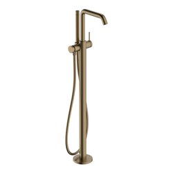 hansgrohe Einhebel-Wannenarmatur Tecturis S bodenstehend, brushed bronze