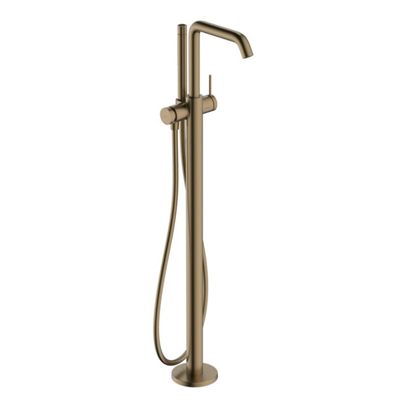 hansgrohe Einhebel-Wannenarmatur Tecturis S bodenstehend, brushed bronze