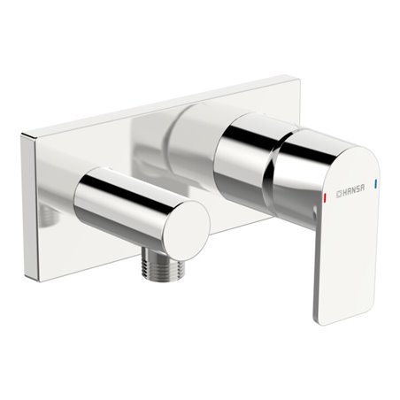 Hansa Fertigmontageset HANSASTELA UP-Brause-Einhebelmischer, Rosette eckig, chrom