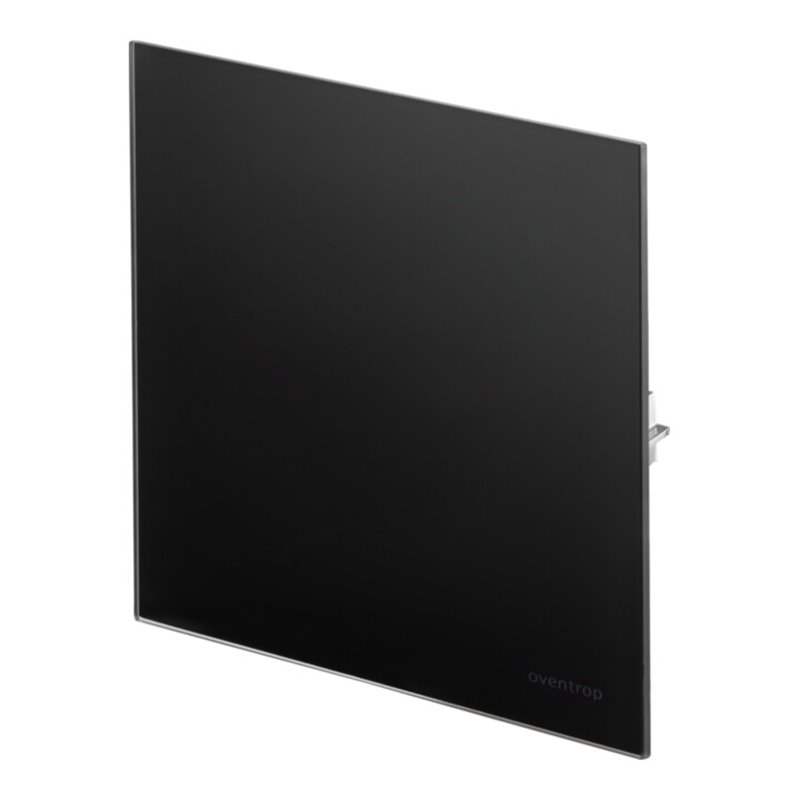 Oventrop Abdeckung Unibox E RTL Echtglas schwarz