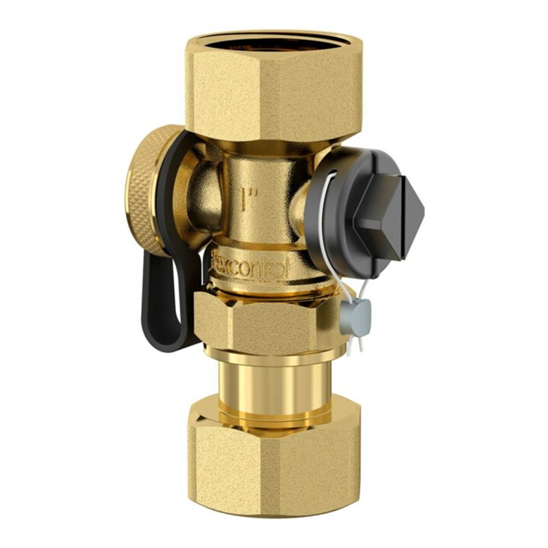 Flamco Kappenventil FlexControl Rp 1xG 1 F, mit Überwurfmutter