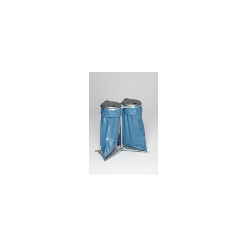 VAR Doppel-Abfallsammler Standard  Kunststoffdeckel