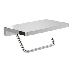 V&B Toilettenpapierhalter Elements Striking 200x110x79mm, m Abl., brush. ni. black