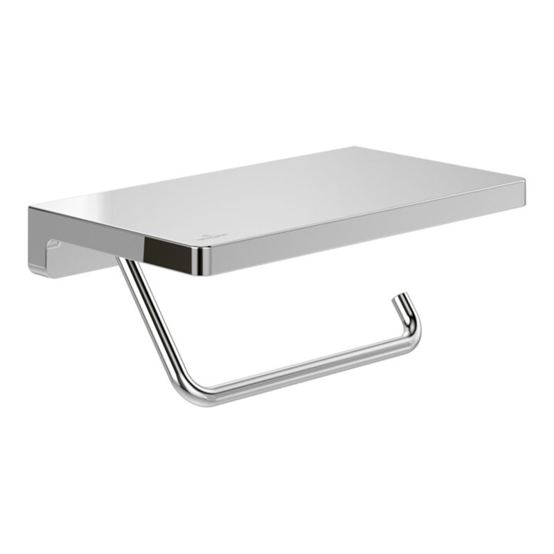 V&B Toilettenpapierhalter Elements Striking 200x110x79mm, m Abl., brush. ni. black