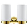 Duravit Glashalter Starck T dopp., Wandmont., Gl. we m, Gold poliert