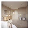 Duravit Glashalter Starck T dopp., Wandmont., Gl. we m, Gold poliert