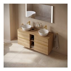 Duravit Glashalter Starck T dopp., Wandmont., Gl. we m, Gold poliert