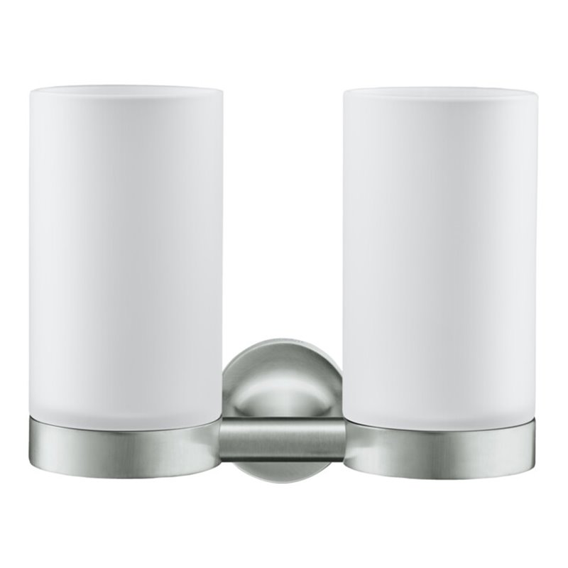 Duravit Glashalter Starck T dopp., Wandmont., Gl. we m, ES gebürstet