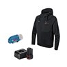 Bosch Beheizbare Kleidung GHH 12+18V XA: Akkuadapter, Ladegerät, 1x Akku