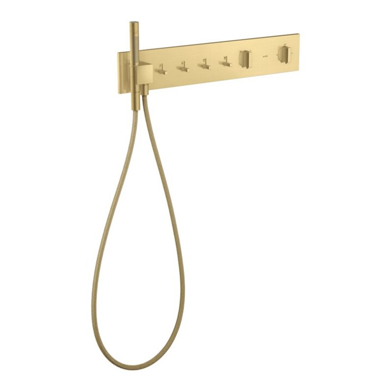 hansgrohe Fertigset ShowerComposition UP-THM, 4 Verbr., brushed gold optic