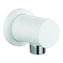 Grohe Wandanschlussbogen Rainshower 1/2', runde Rosette, moon white