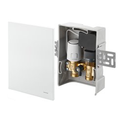 Oventrop Temperaturregler Unibox TQ-RTL R-Tronic weiß, für Raum- und Rücklauf