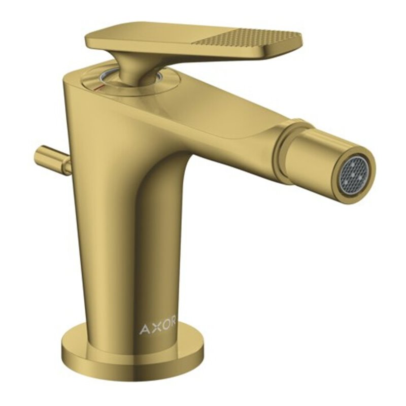 hansgrohe Bidet-Einhebelmischer Axor Citterio C cubic cut, po g op, A 113mm, Zugst. Abl.