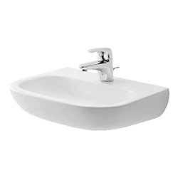 Duravit Handwaschbecken D-Code Med 45x34cm, m HL, o. ÜL, we., m Hahnl.