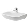 Duravit Handwaschbecken D-Code Med 45x34cm, m HL, o. ÜL, we., m Hahnl.