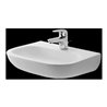 Duravit Handwaschbecken D-Code Med 45x34cm, m HL, o. ÜL, we., m Hahnl.